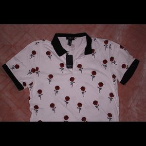 Men’s Medium Polo Rose Shirt